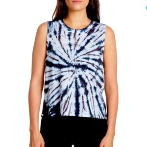 SAGE Collective Tie Dye Crew Neck Tank Top